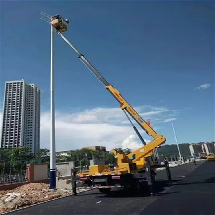 邻水维修路灯的曲臂升降车出租